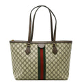 GUCCI Ophidia Medium Gucci Supreme Canvas Tote Bag Beige 631685