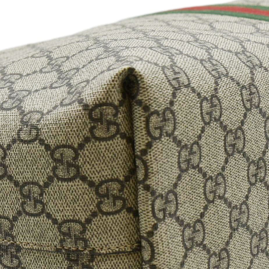 GUCCI Ophidia Medium Gucci Supreme Canvas Tote Bag Beige 631685