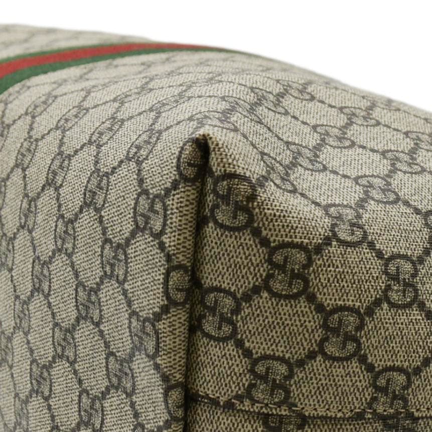 GUCCI Ophidia Medium Gucci Supreme Canvas Tote Bag Beige 631685