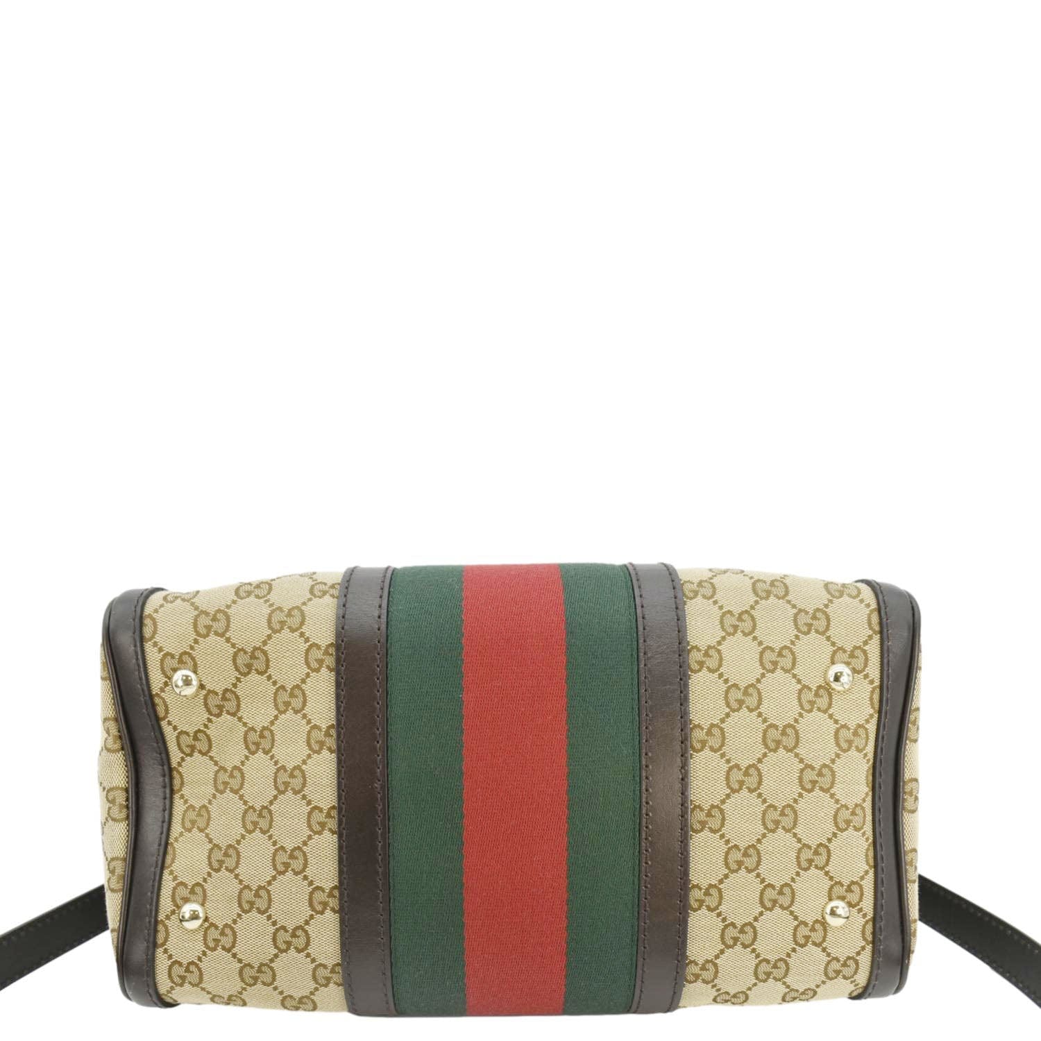 GUCCI  Web  Gucci Boston Bag Beige 247205