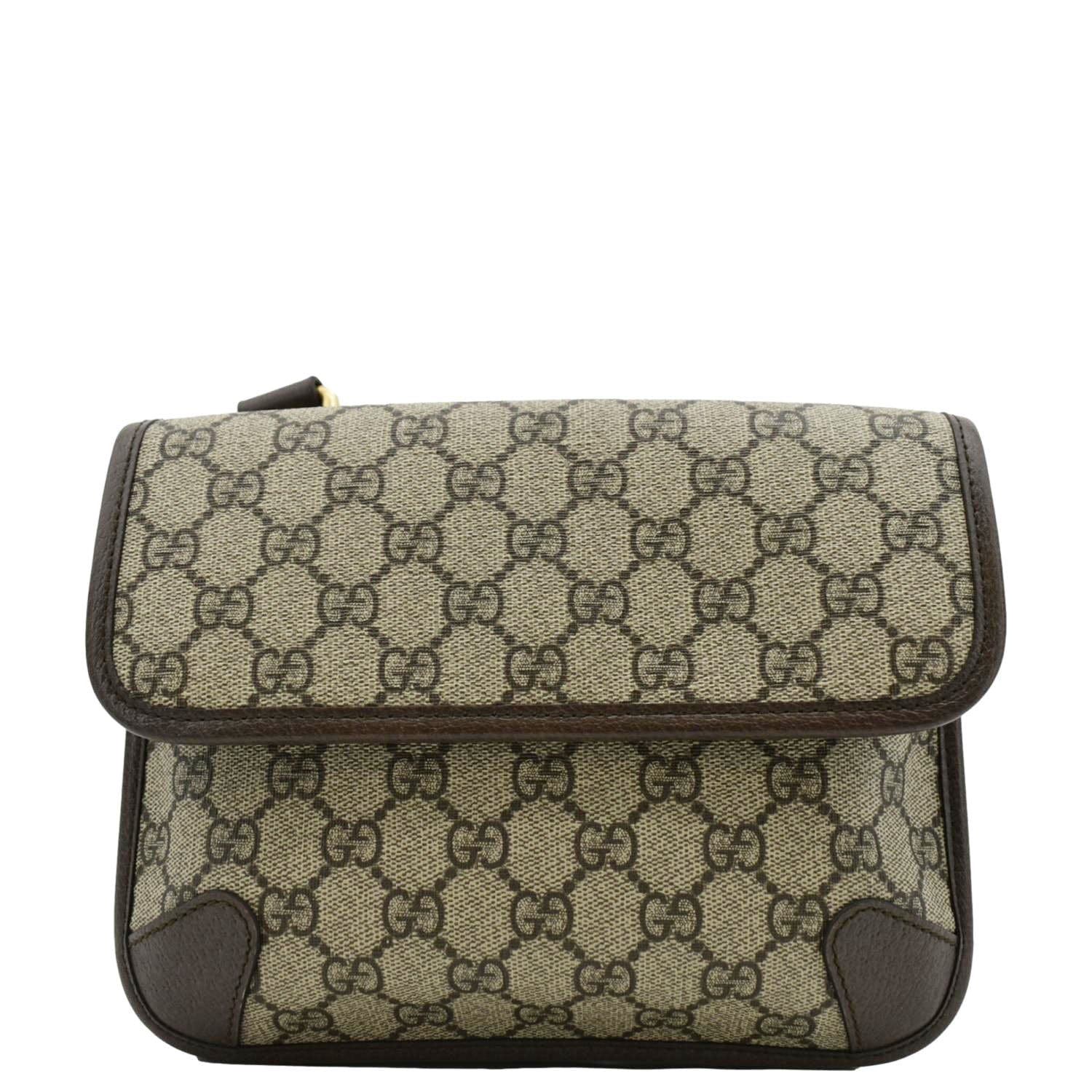 GUCCI Neo Small Gucci Supreme Canvas Crossbody Bag Beige 501050