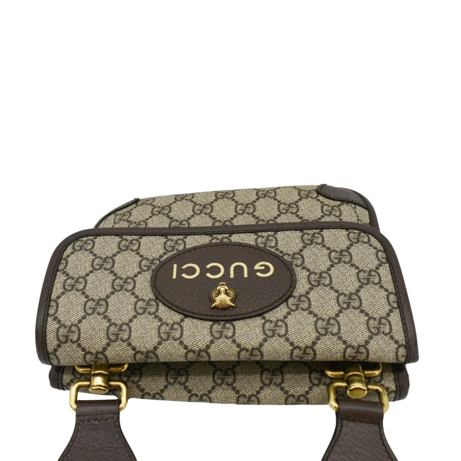 GUCCI Neo Small Gucci Supreme Canvas Crossbody Bag Beige 501050