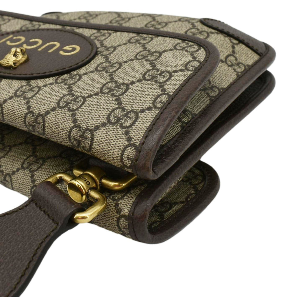 GUCCI Neo Small Gucci Supreme Canvas Crossbody Bag Beige 501050