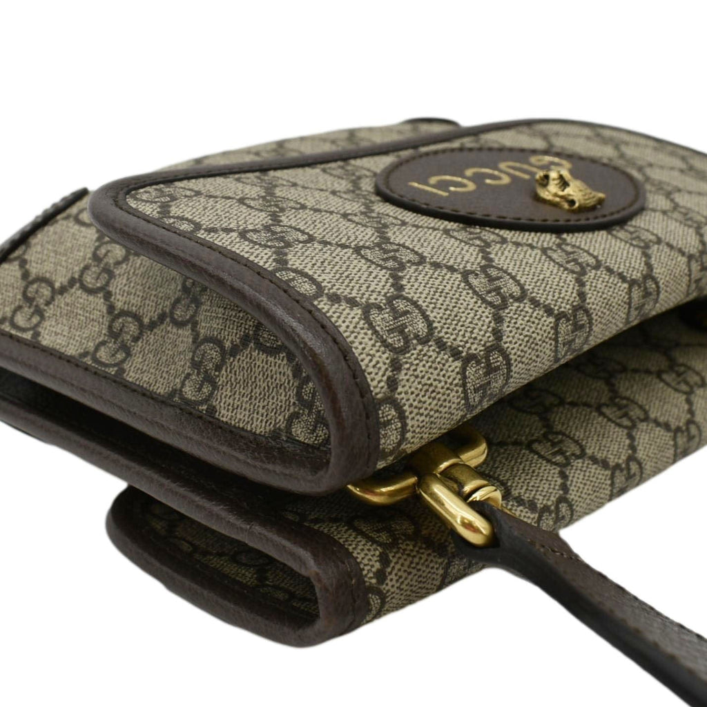GUCCI Neo Small Gucci Supreme Canvas Crossbody Bag Beige 501050