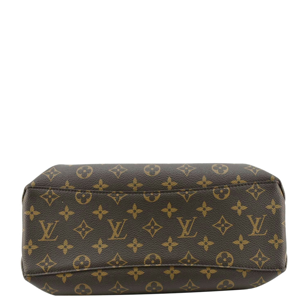 LOUIS VUITTON Rivoli PM Monogram Canvas Satchel Bag Brown