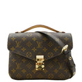 LOUIS VUITTON Metis Pochette Monogram Canvas Crossbody Bag Brown
