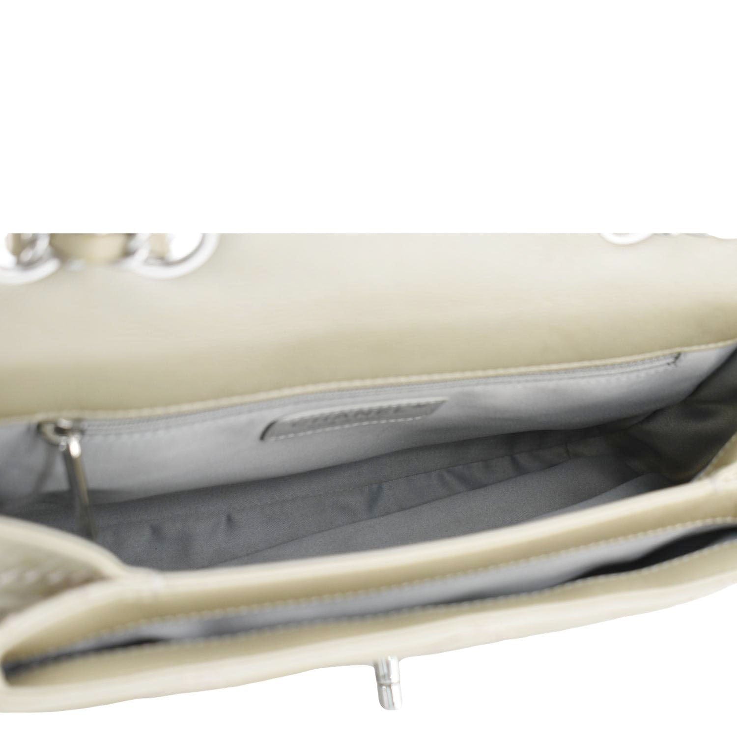 Chanel Ultra Stitch Small Flap Quilted Calfskin Leather Crossbody Bag Beige