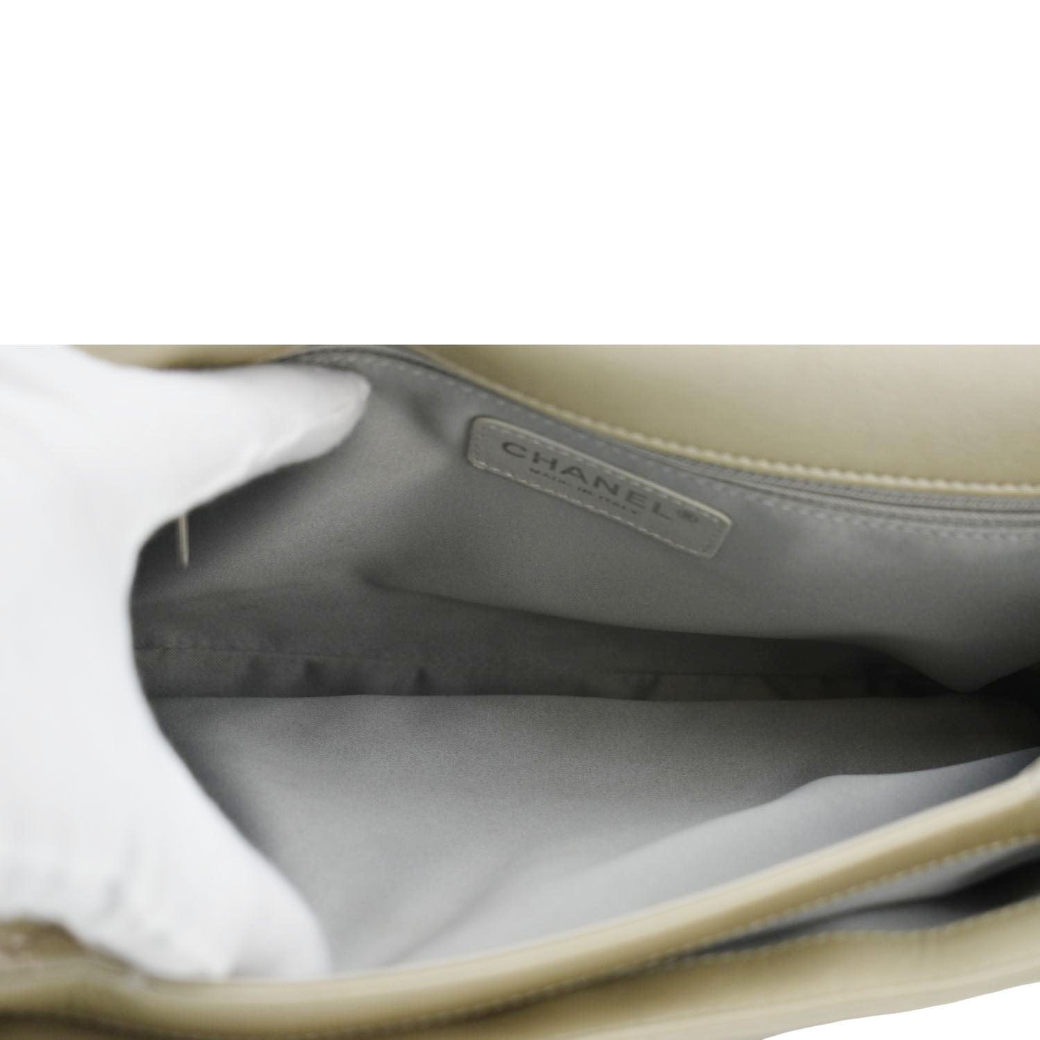 Chanel Ultra Stitch Small Flap Quilted Calfskin Leather Crossbody Bag Beige