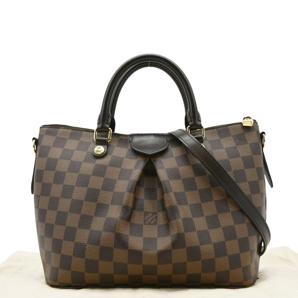 LOUIS VUITTON Siena PM Damier Ebene Shoulder Bag Brown