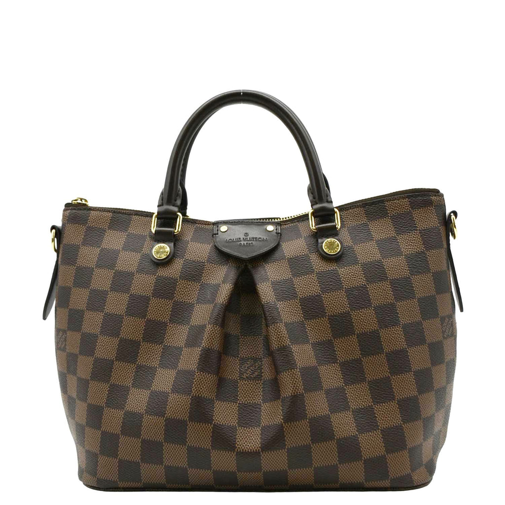 LOUIS VUITTON Siena PM Damier Ebene Shoulder Bag Brown