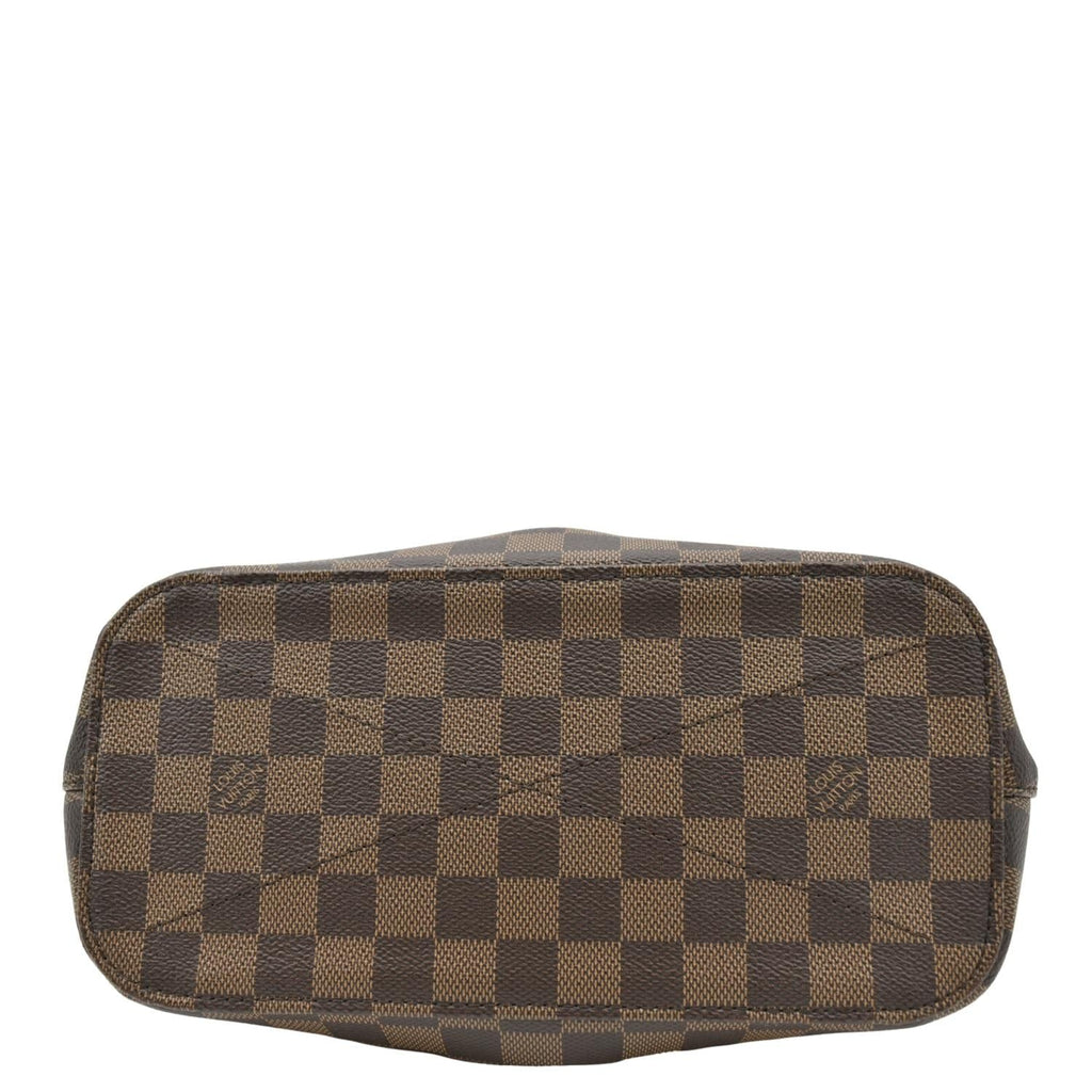 LOUIS VUITTON Siena PM Damier Ebene Shoulder Bag Brown