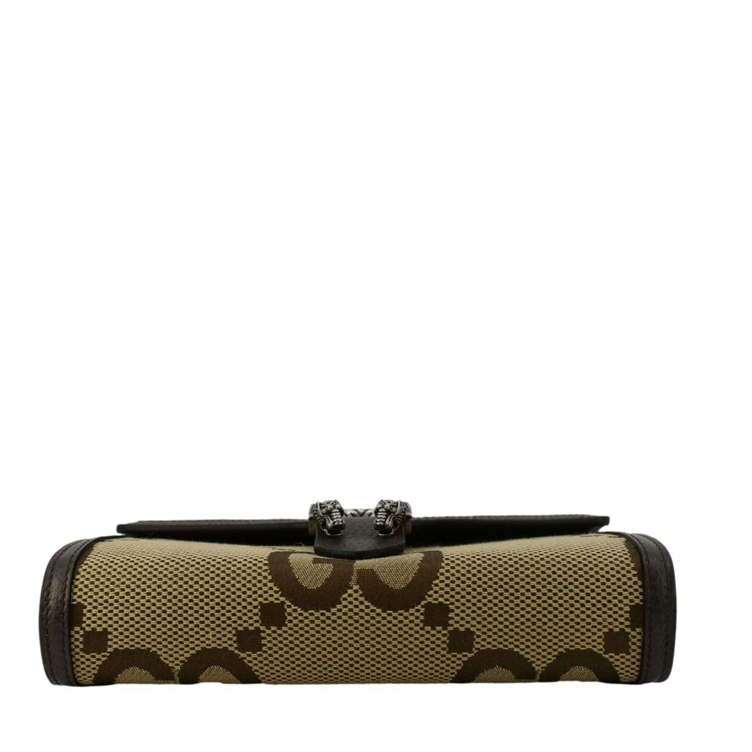 GUCCI Dionysus Mini Gucci Canvas Crossbody Bag Beige 407231