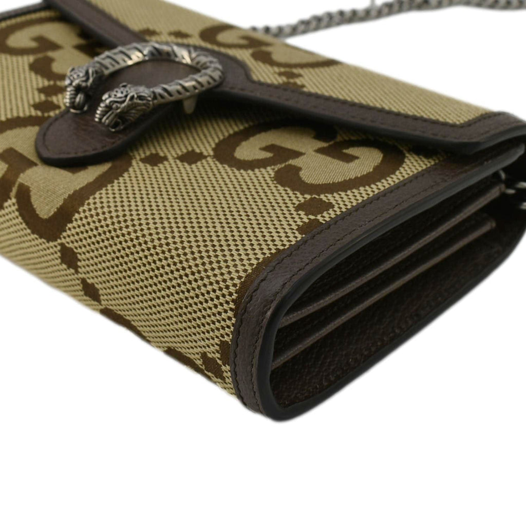 GUCCI Dionysus Mini Gucci Canvas Crossbody Bag Beige 407231