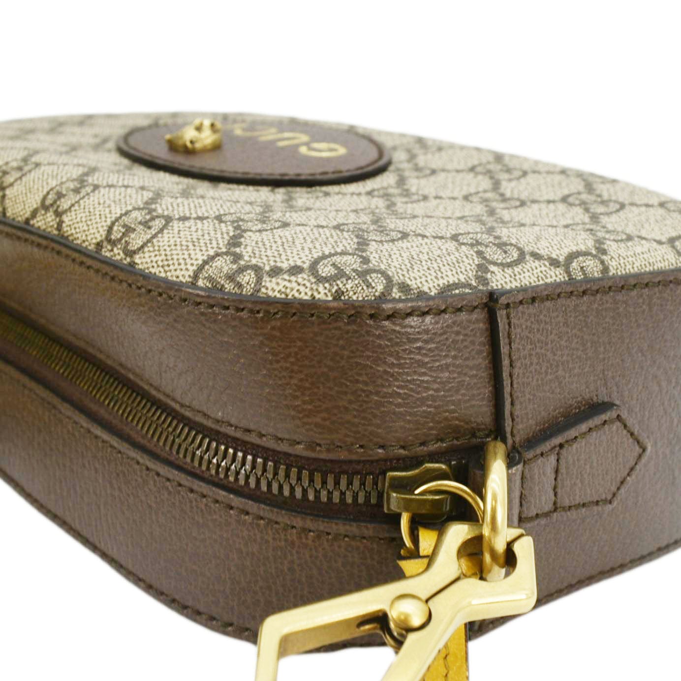 GUCCI Neo  Gucci Supreme Canvas Messenger Bag Beige 476466
