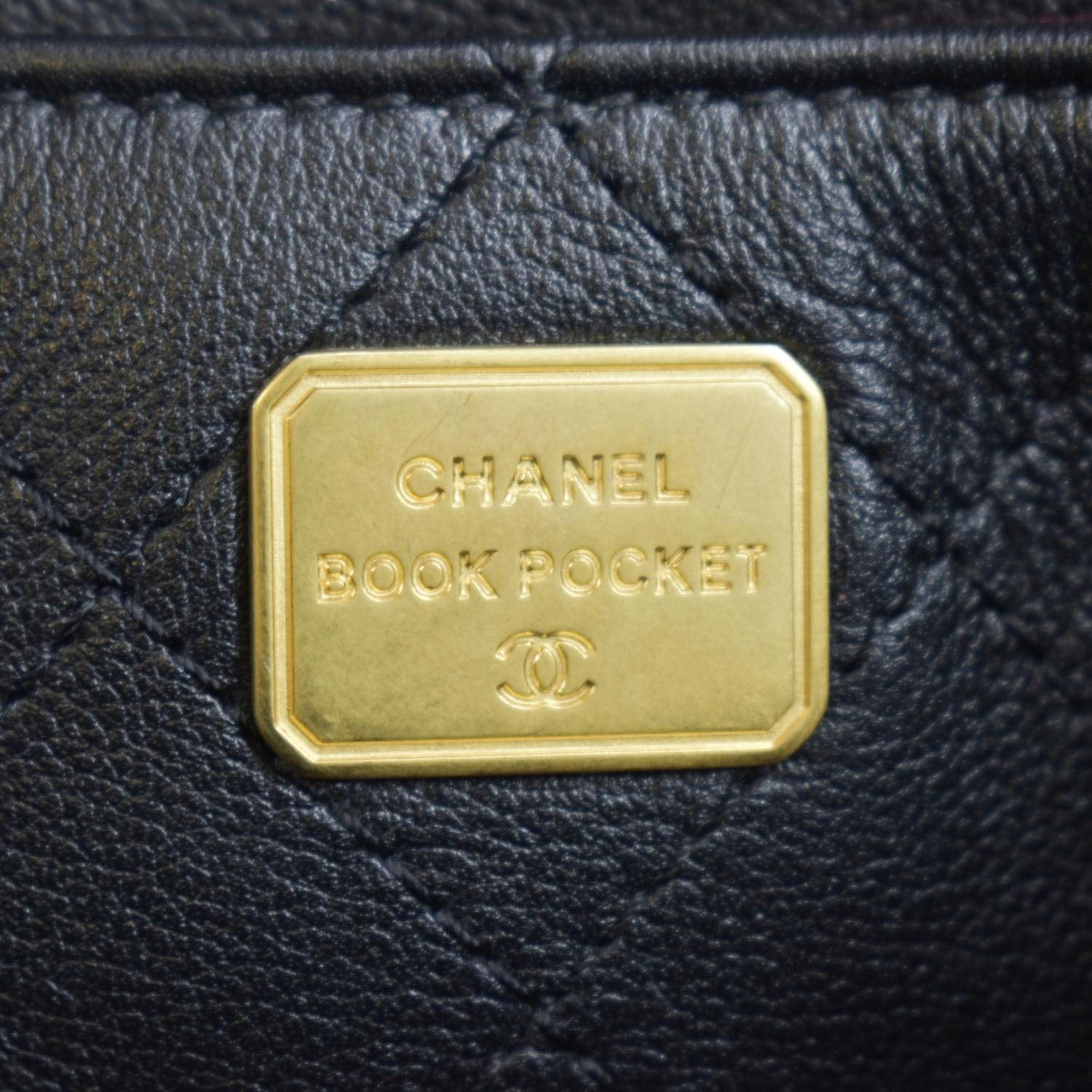 Chanel Shopping Quilted Leather Tote Bag Black
