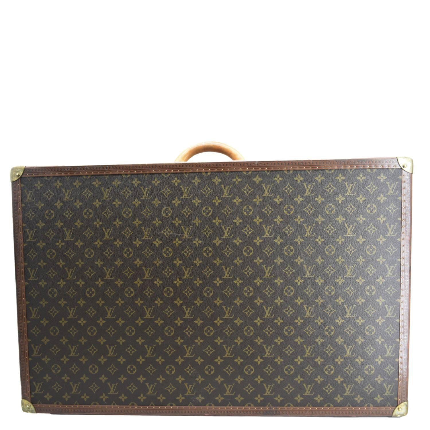 LOUIS VUITTON Bisten 75  Monogram Canvas Travel Suitcase Bag Brown
