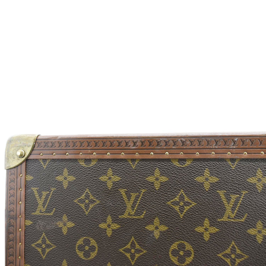 LOUIS VUITTON Bisten 75  Monogram Canvas Travel Suitcase Bag Brown