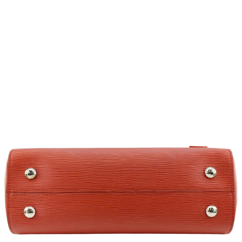 LOUIS VUITTON Cluny MM Epi Leather Shoulder Bag Red