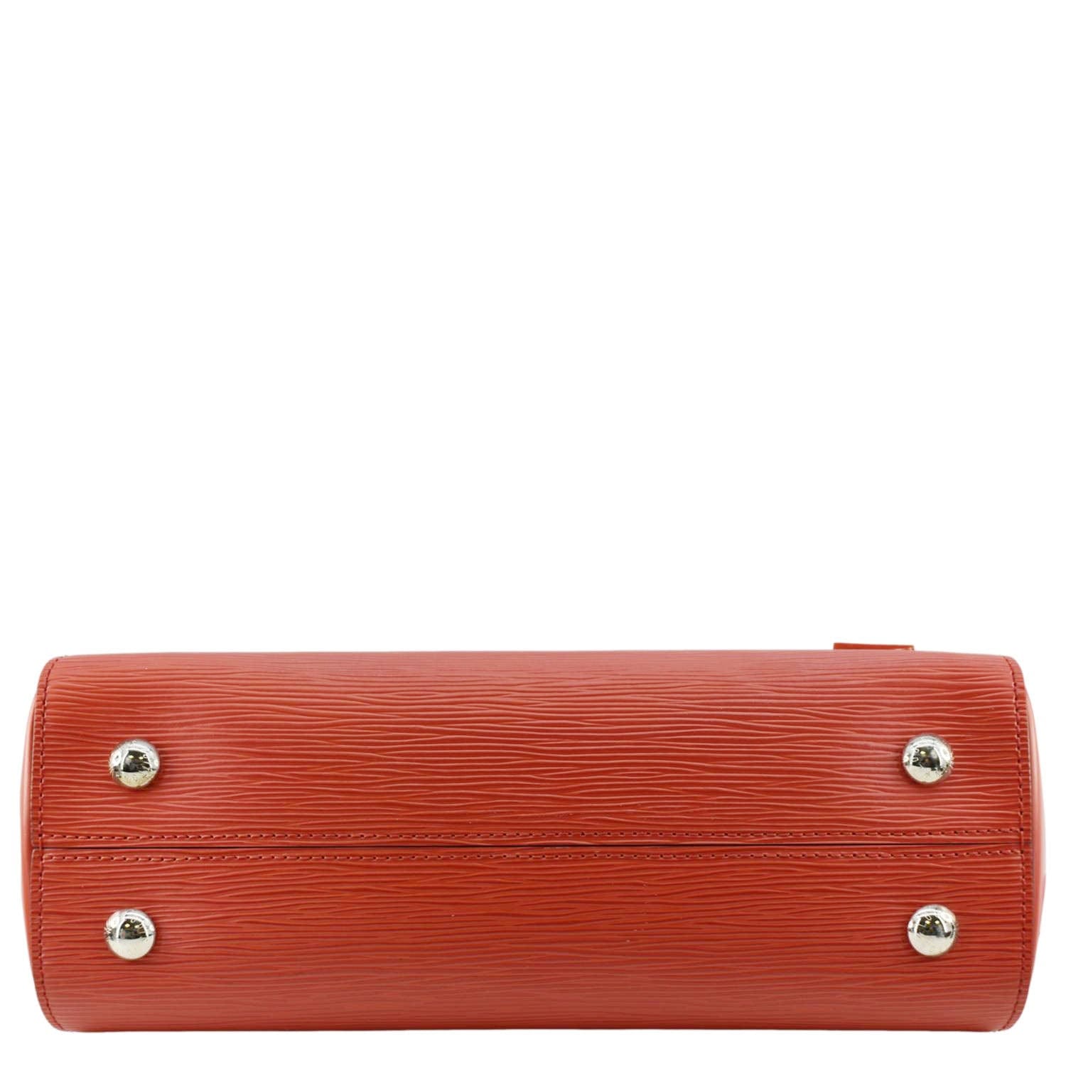 LOUIS VUITTON Cluny MM Epi Leather Shoulder Bag Red