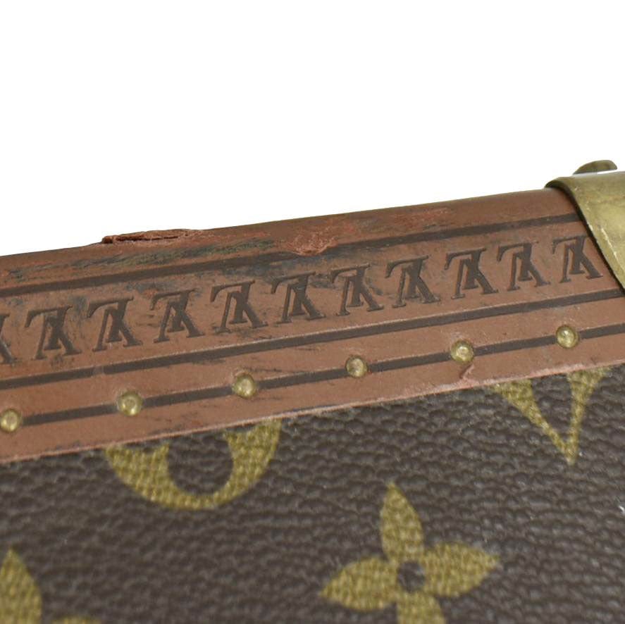 LOUIS VUITTON Bisten 75  Monogram Canvas Travel Suitcase Bag Brown