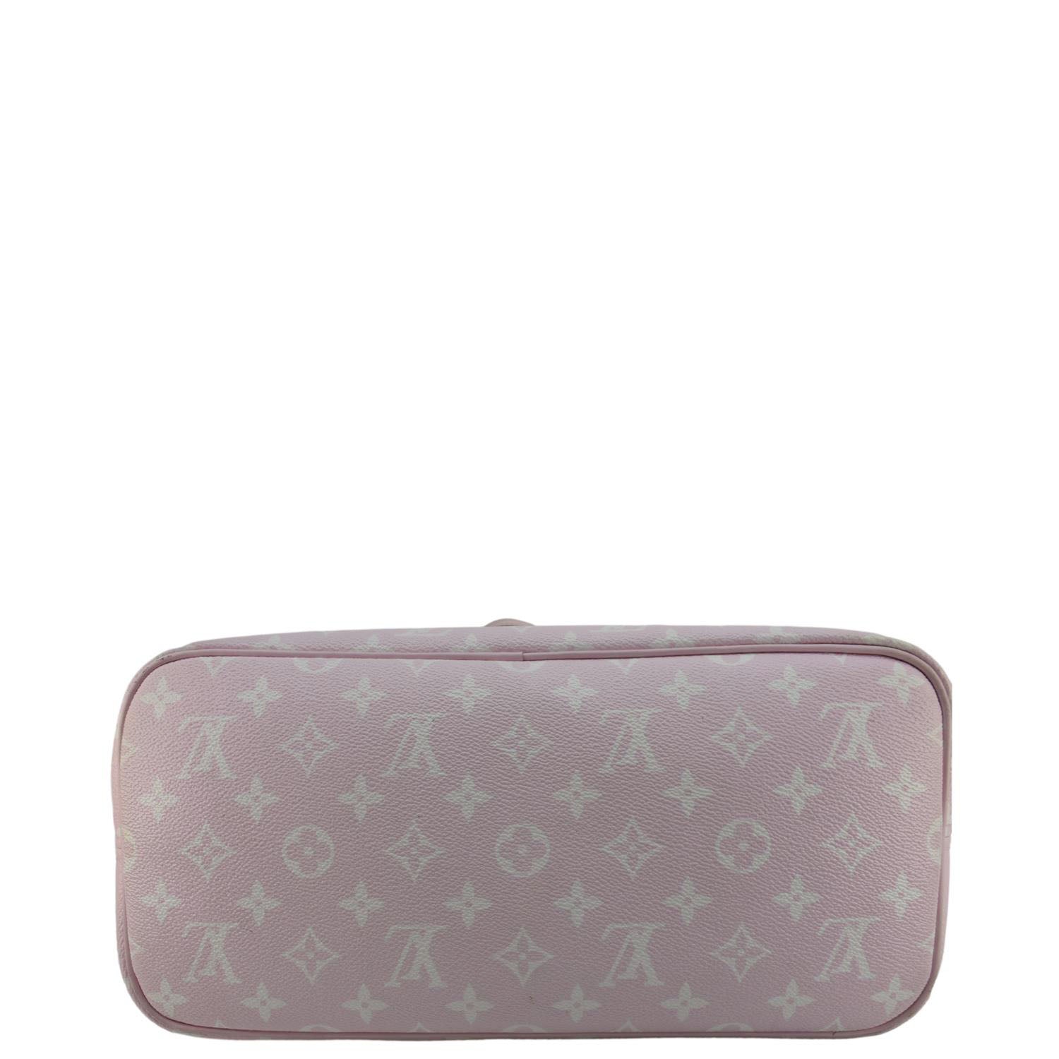 LOUIS VUITTON Neverfull Escale MM Pastel Monogram Giant Canvas Shoulder Bag Multicolor