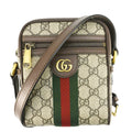 GUCCI Ophidia Gucci Canvas Messenger Bag Brown 598127