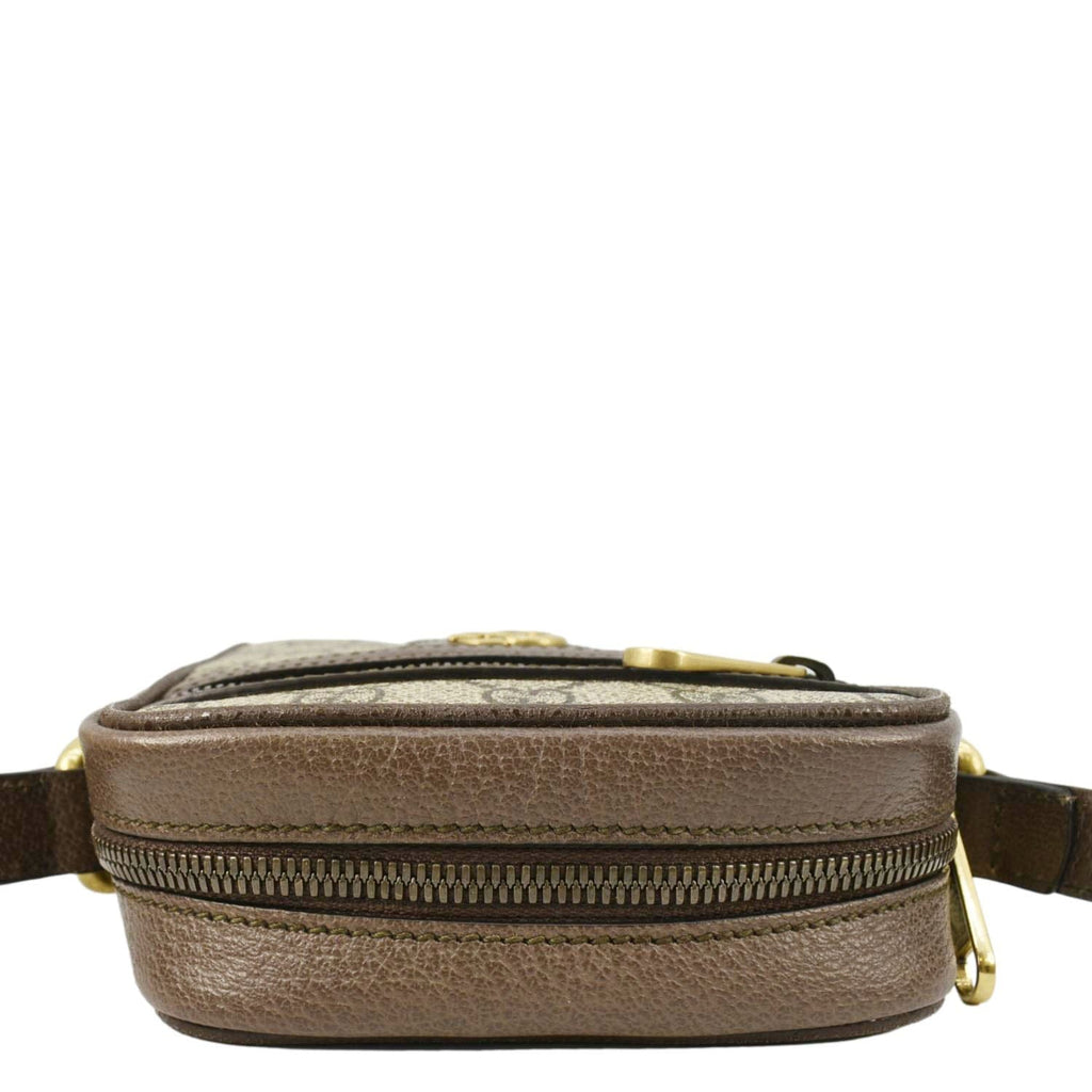 GUCCI Ophidia Gucci Canvas Messenger Bag Brown 598127