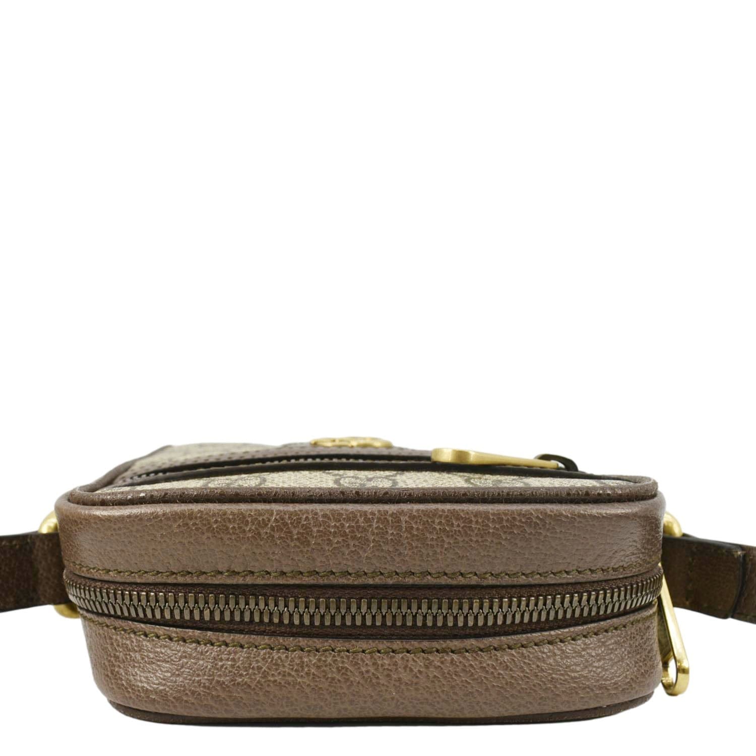GUCCI Ophidia Gucci Canvas Messenger Bag Brown 598127