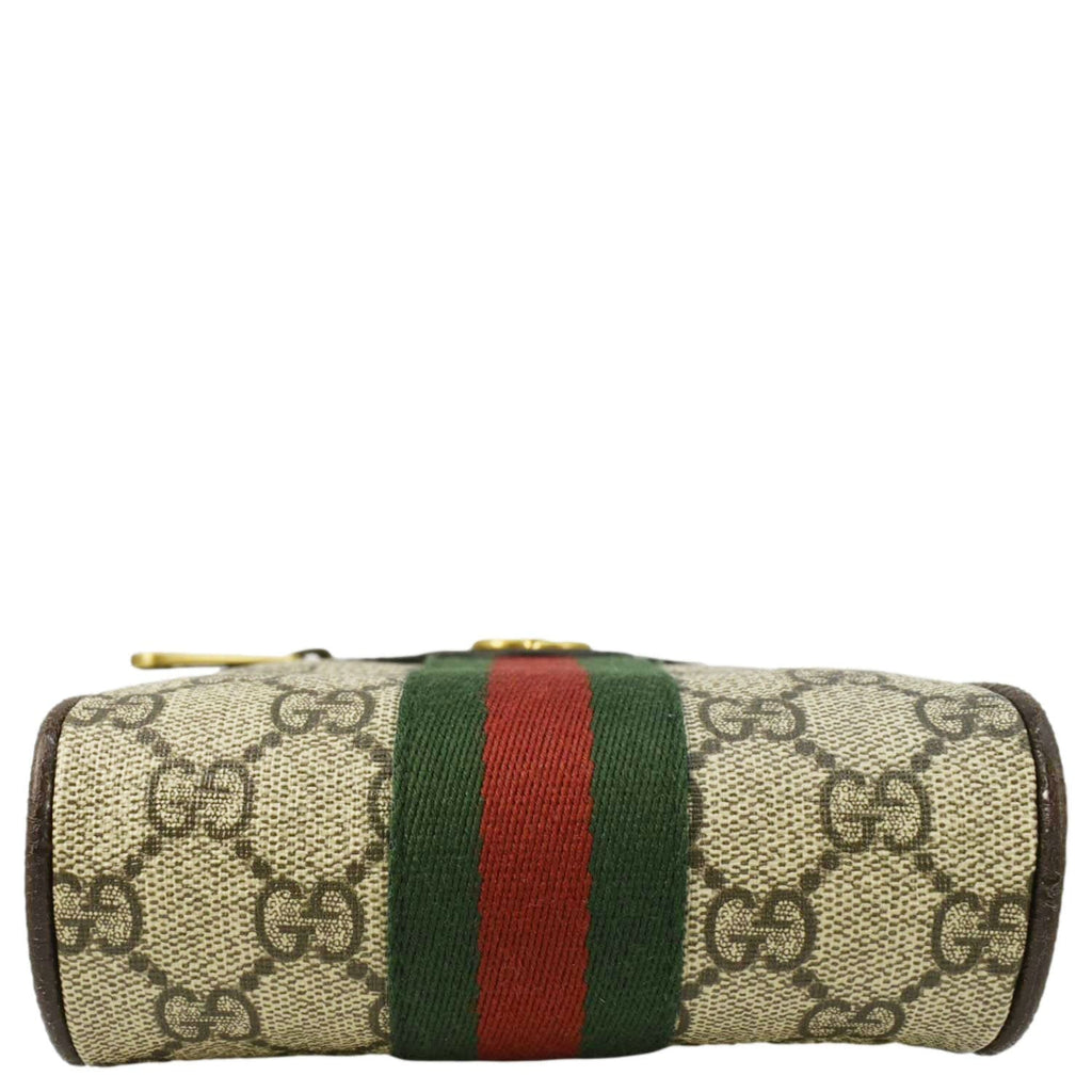 GUCCI Ophidia Gucci Canvas Messenger Bag Brown 598127