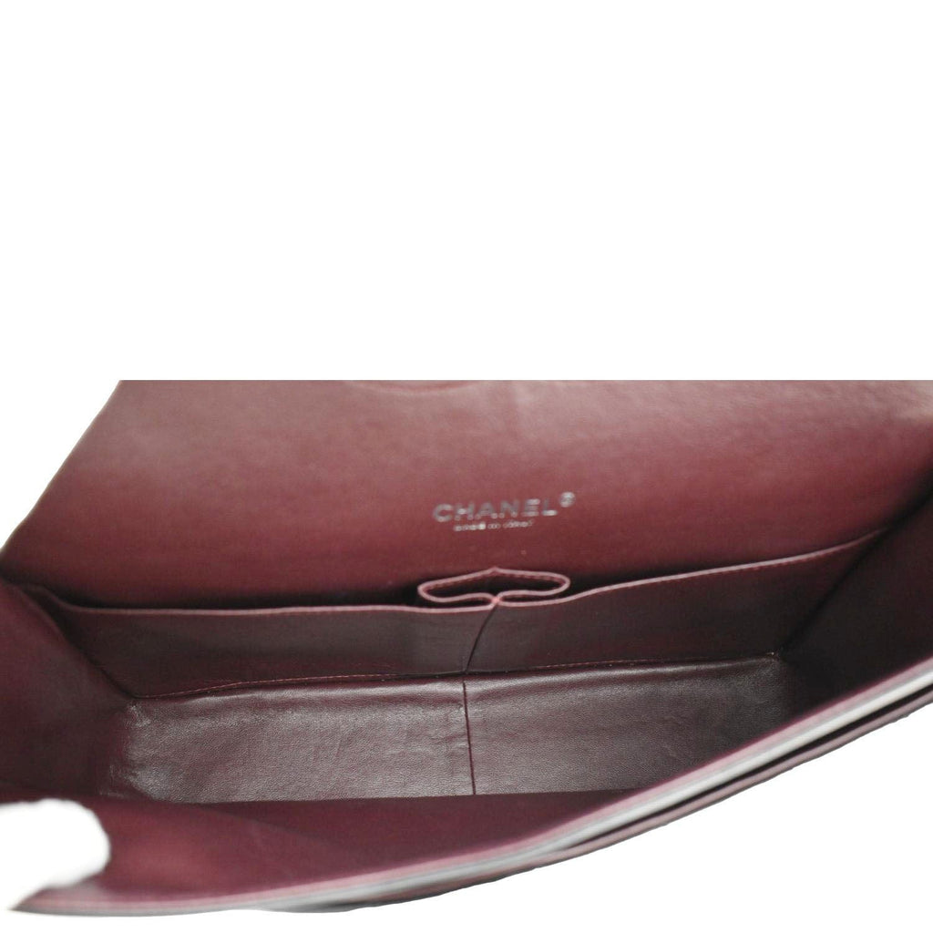 Chanel Maxi Double Flap Leather Shoulder Bag Black