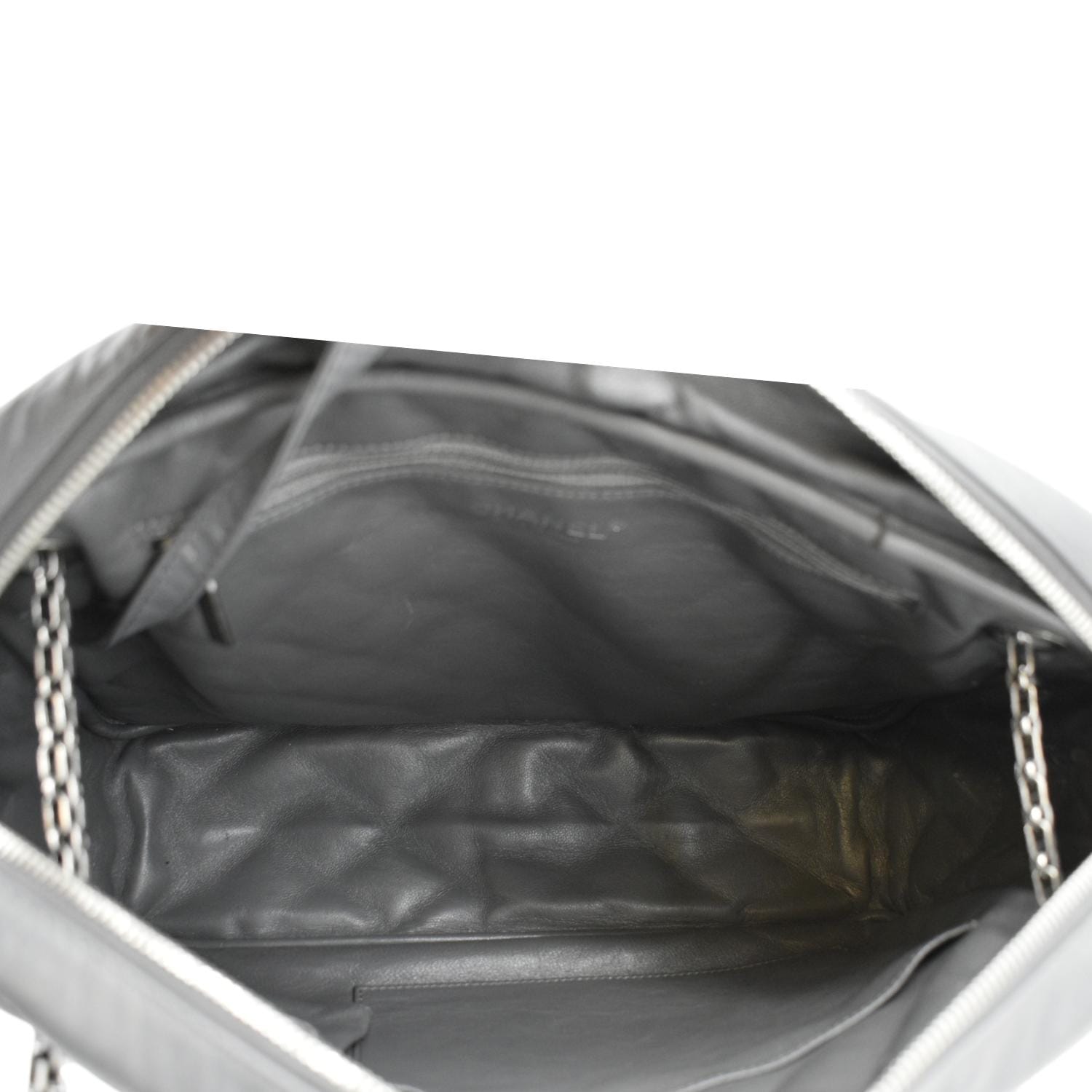 Chanel Reissue Large Quilted Leather Camera Shoulder Bag Grey