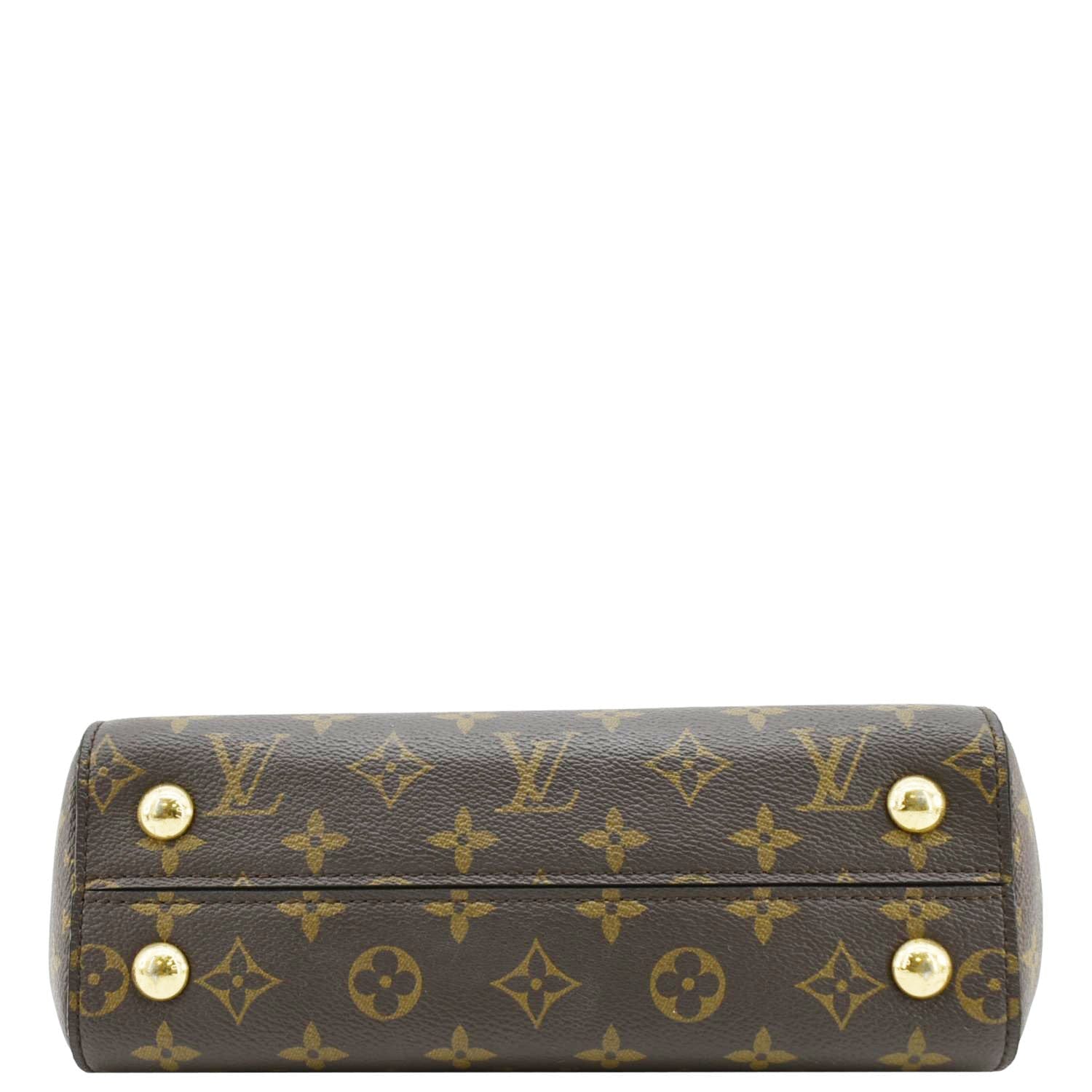 LOUIS VUITTON Cluny BB Monogram Canvas Shoulder Bag Brown