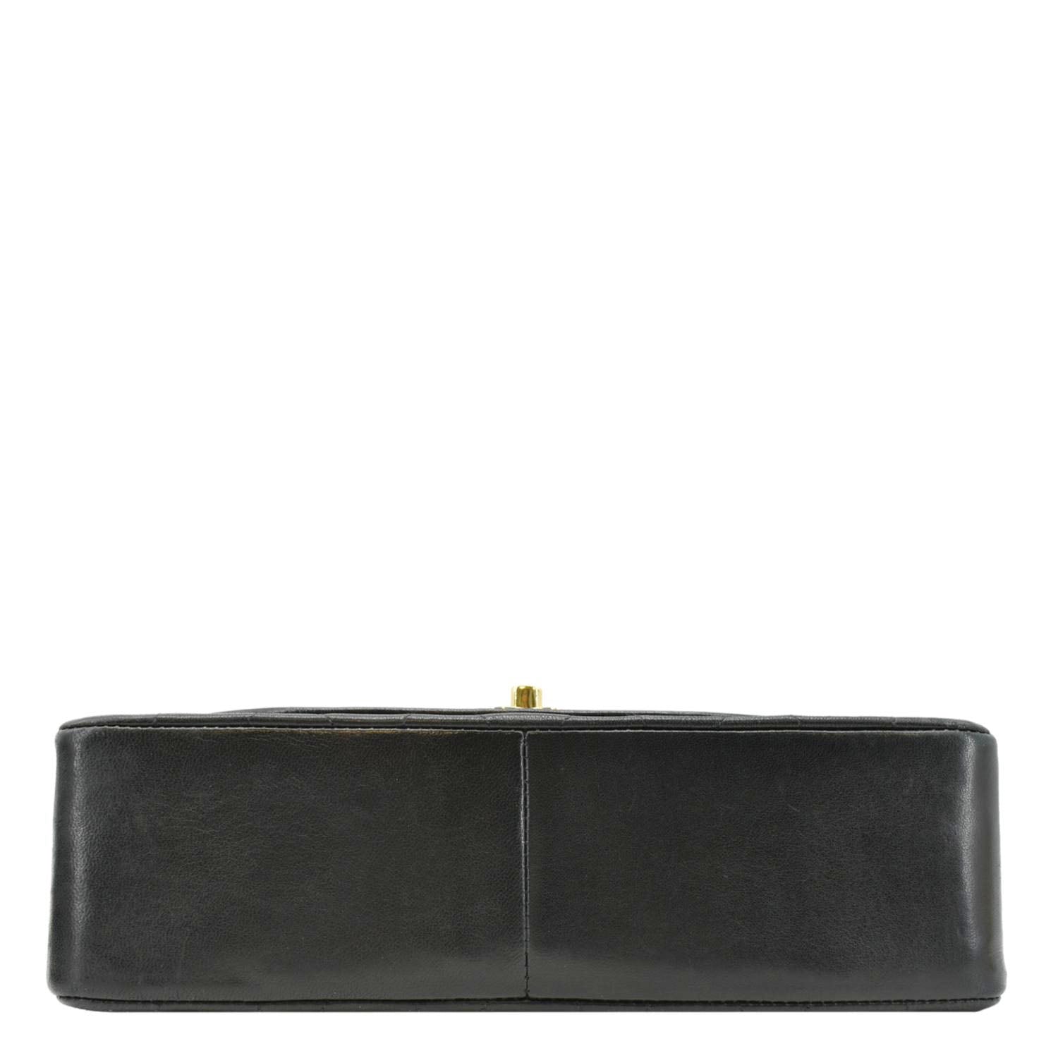 Chanel Diana Flap  Quilted Leather Shoulder Bag Black