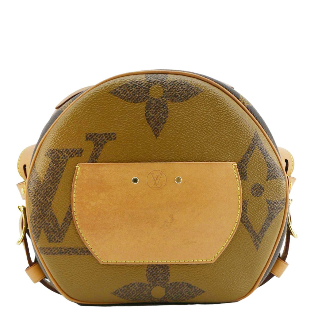 LOUIS VUITTON Boite Chapeau Souple Monogram Canvas Shoulder Bag Brown