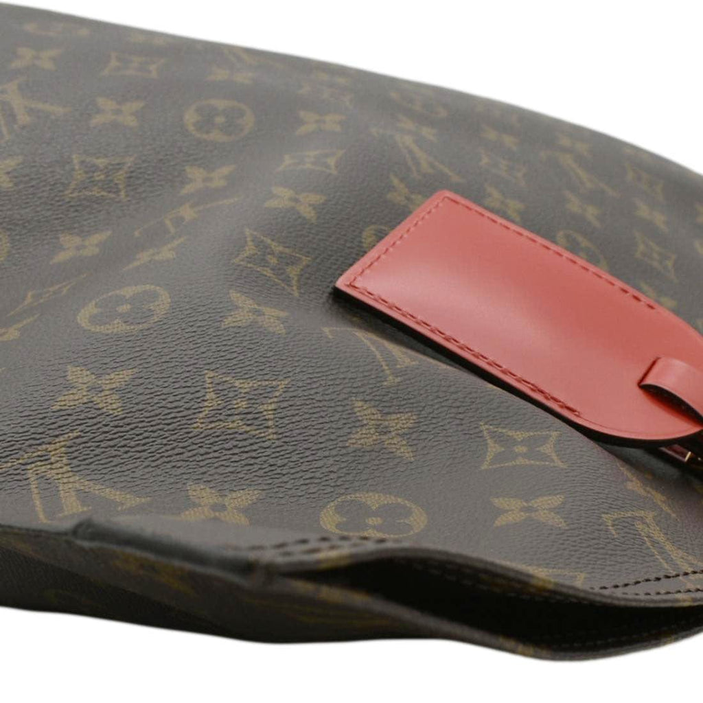 LOUIS VUITTON All-In MM Monogram Canvas Shoulder Bag Brown