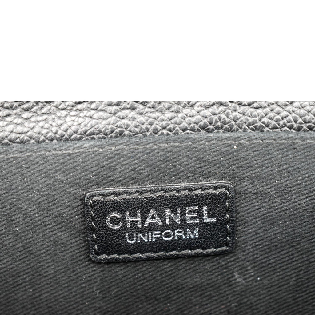 Chanel  Reissue Flap Grained Leather Waist Belt Bag Black