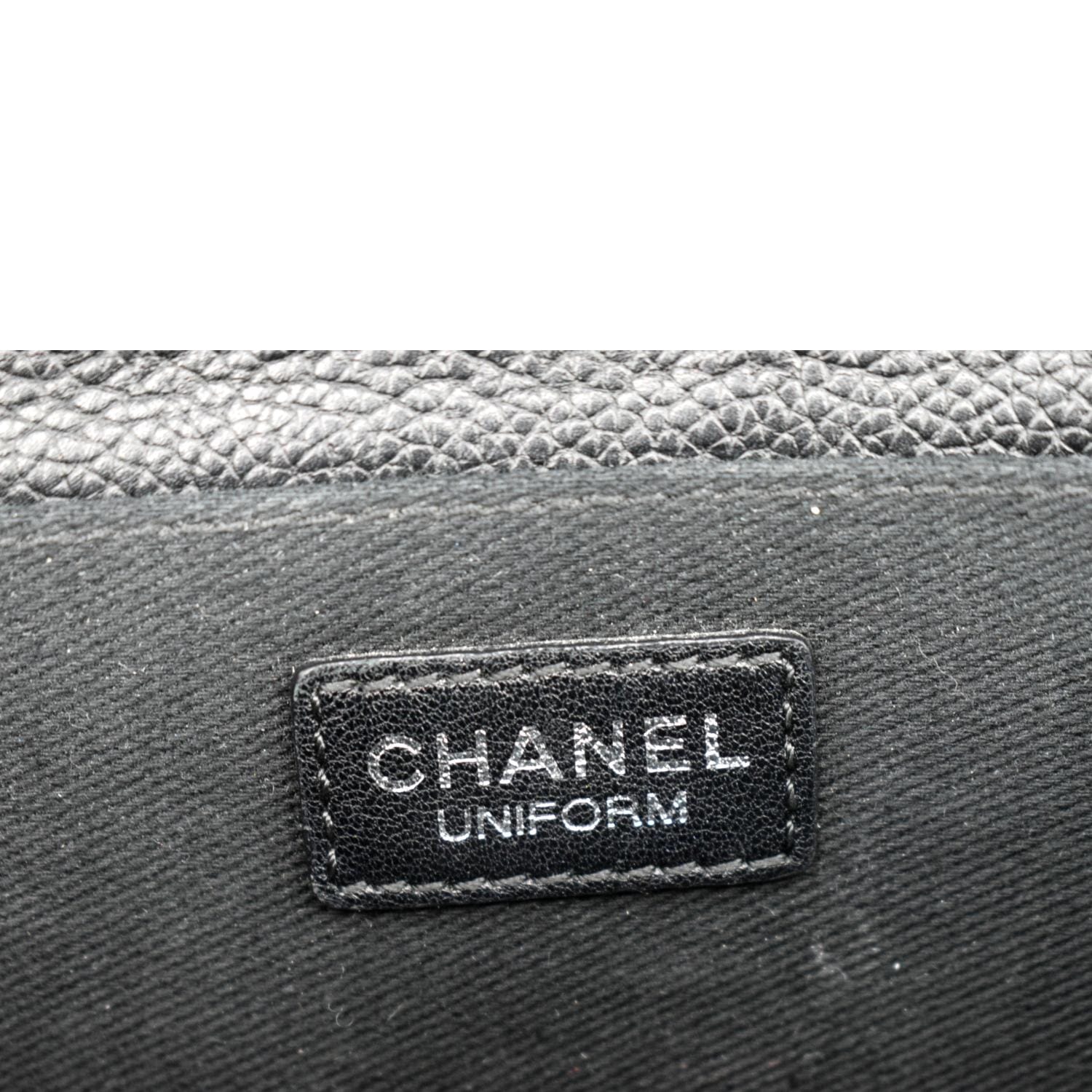Chanel  Reissue Flap Grained Leather Waist Belt Bag Black