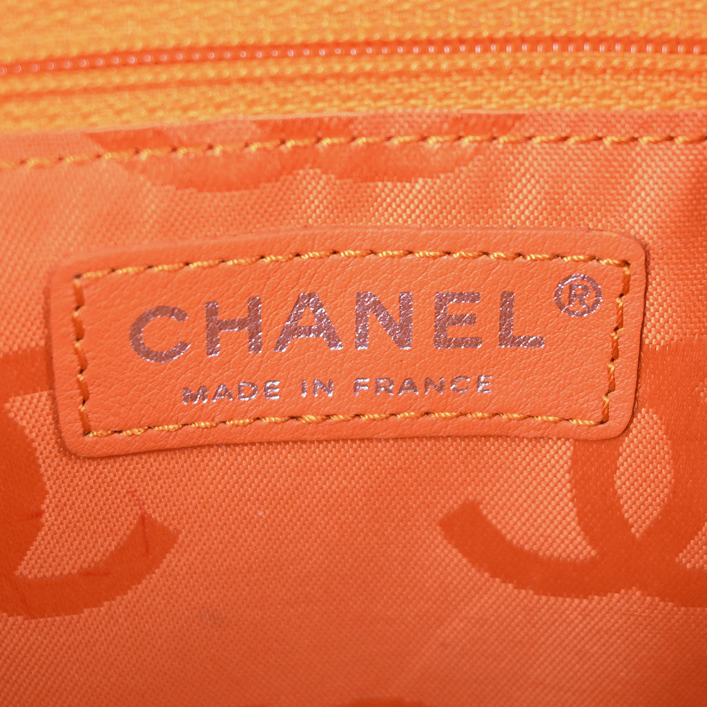 Chanel 2005-2006 Khaki Calfskin Cambon Ligne Tote Handbag