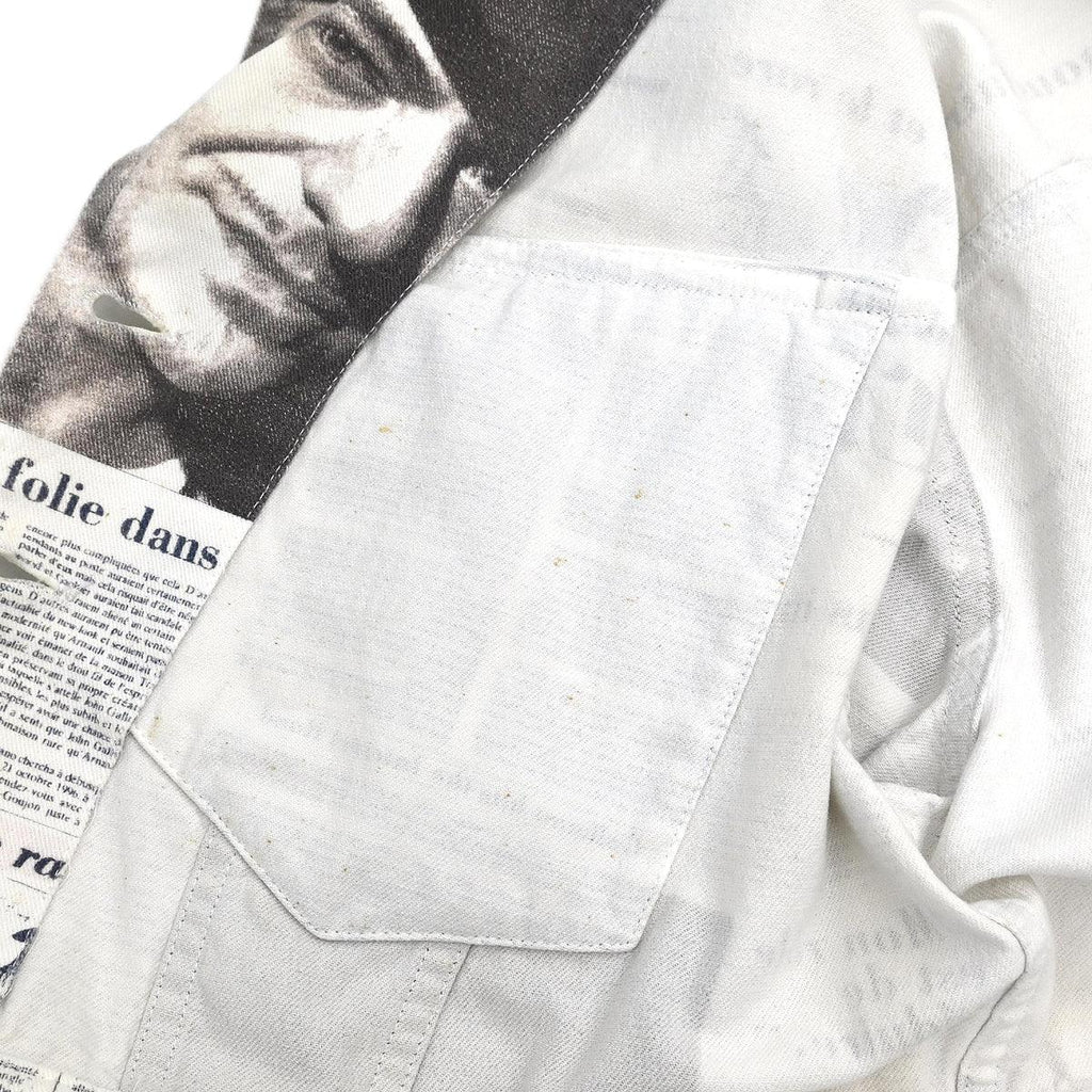 Christian Dior Fall 2000 Newspaper Jacket White
