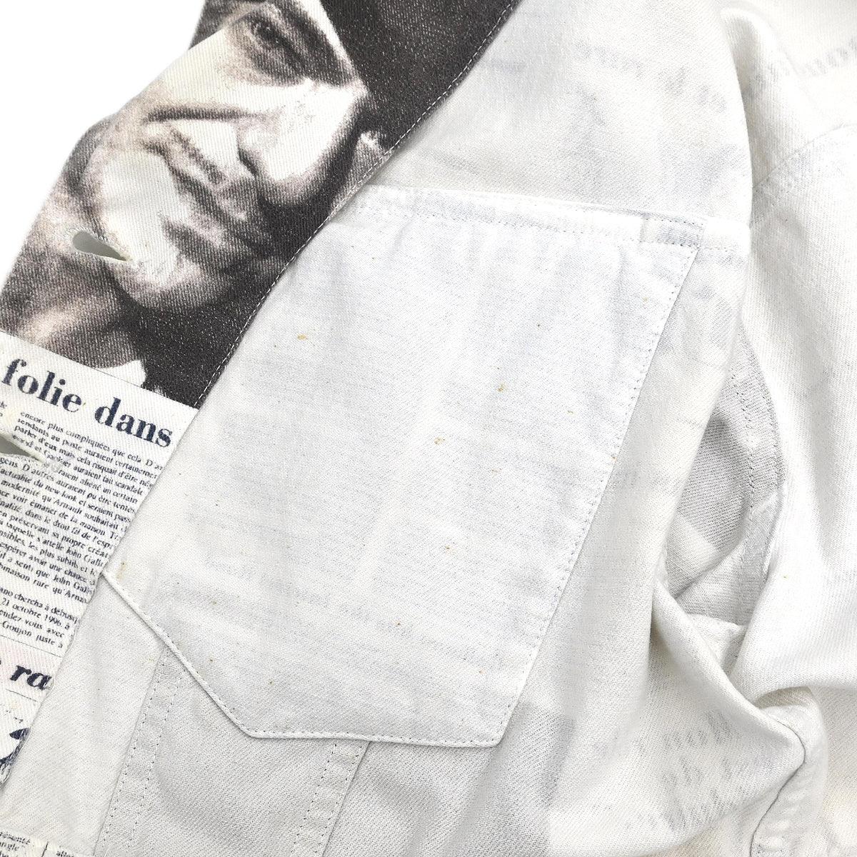 Christian Dior Fall 2000 Newspaper Jacket White