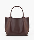 Burgundy tote bag