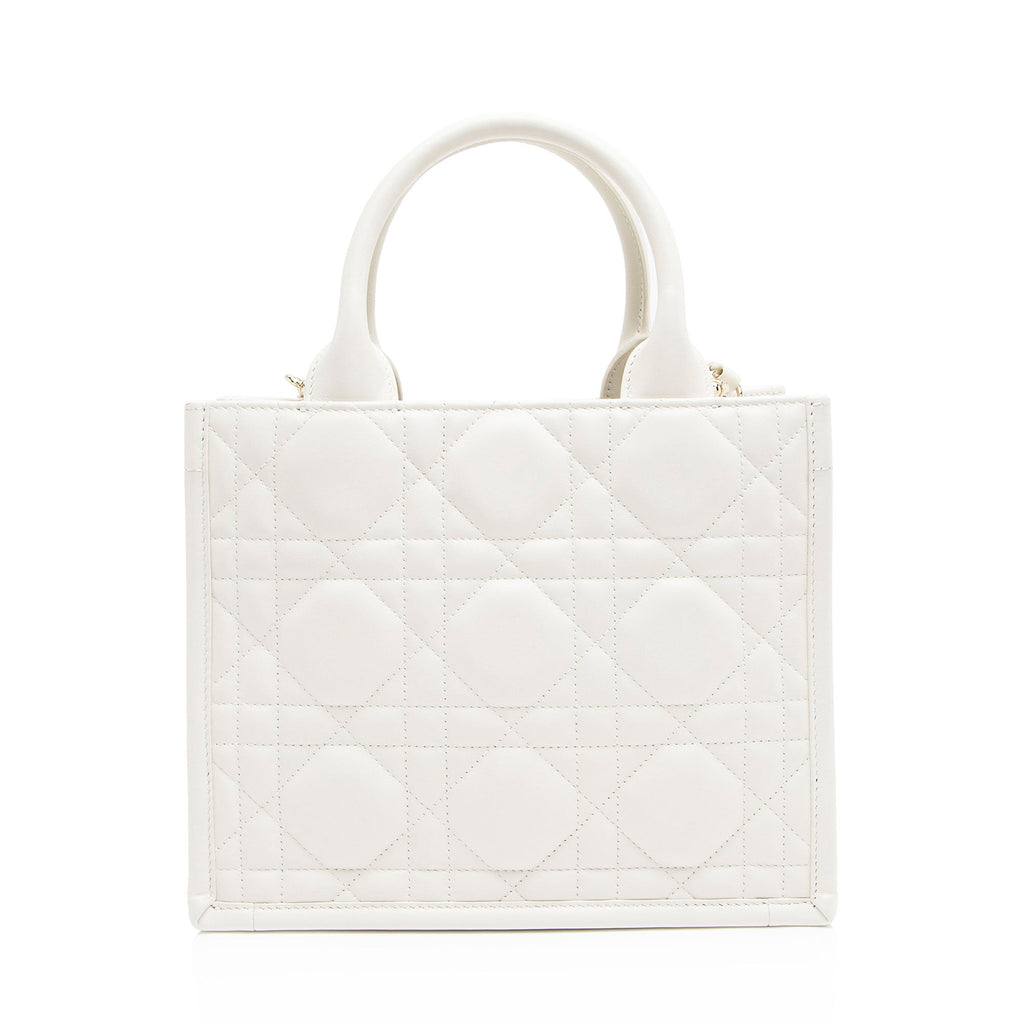 Dior Cannage Calfskin Dior Book Small Tote