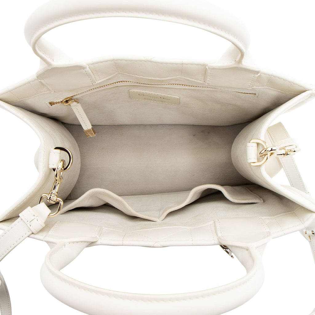 Dior Cannage Calfskin Dior Book Small Tote