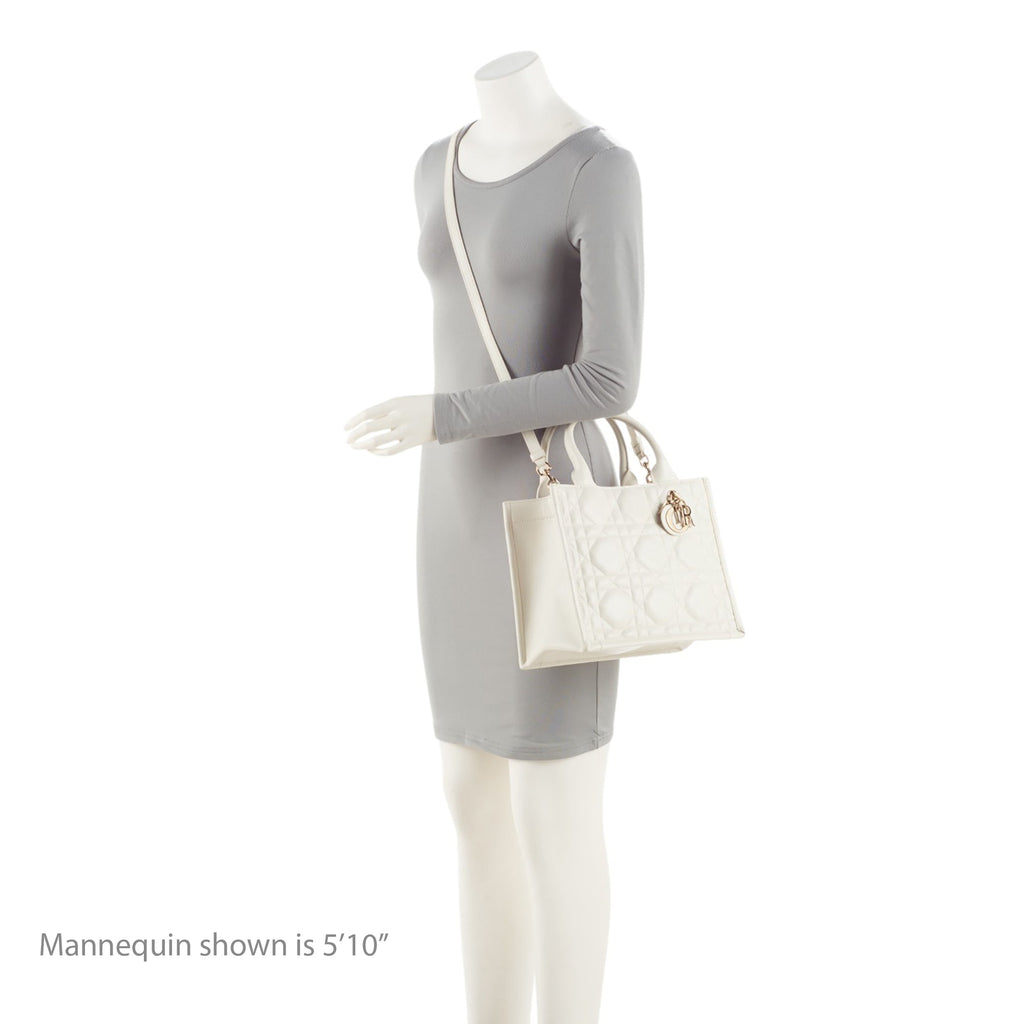 Dior Cannage Calfskin Dior Book Small Tote