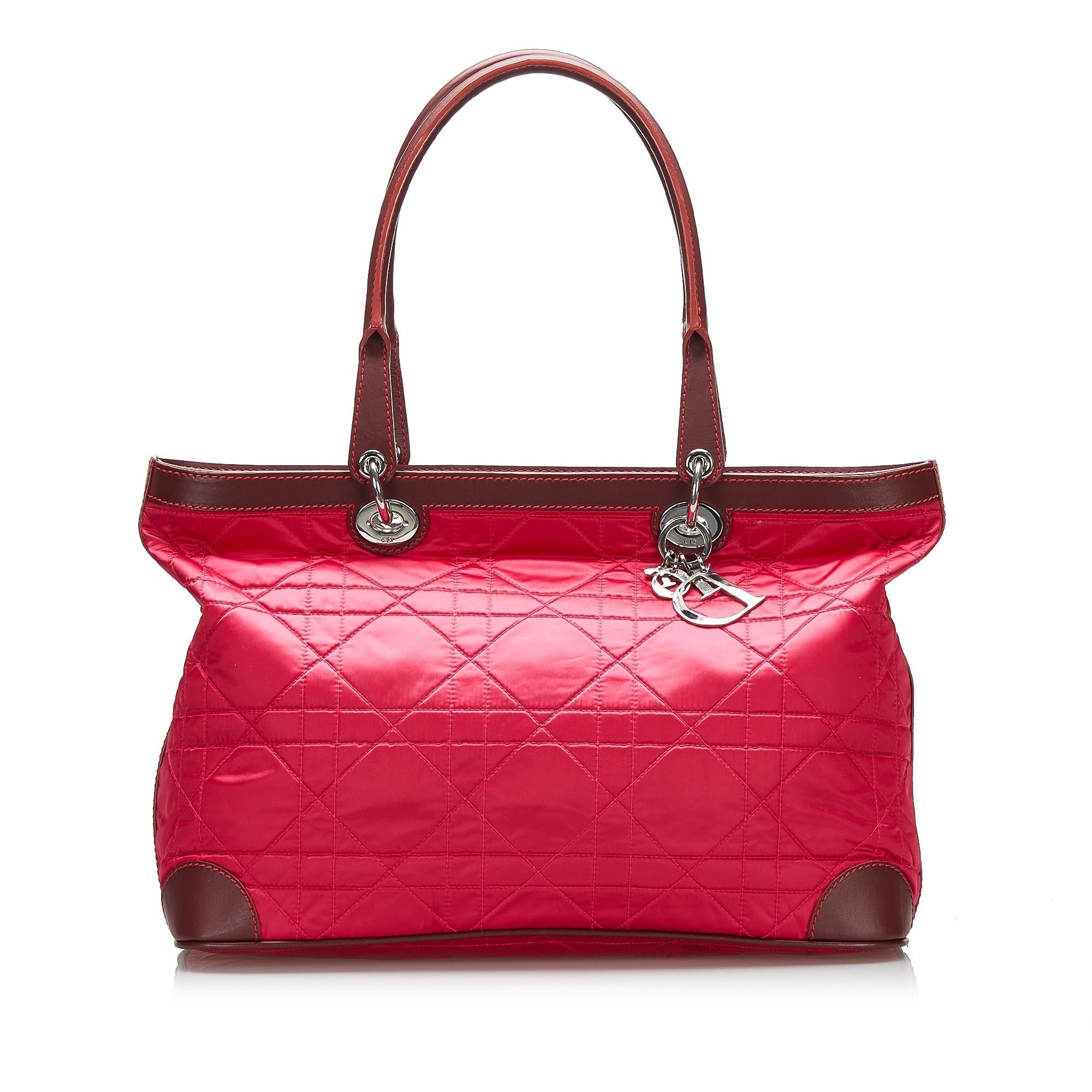 Dior Cannage Nylon Tote Bag