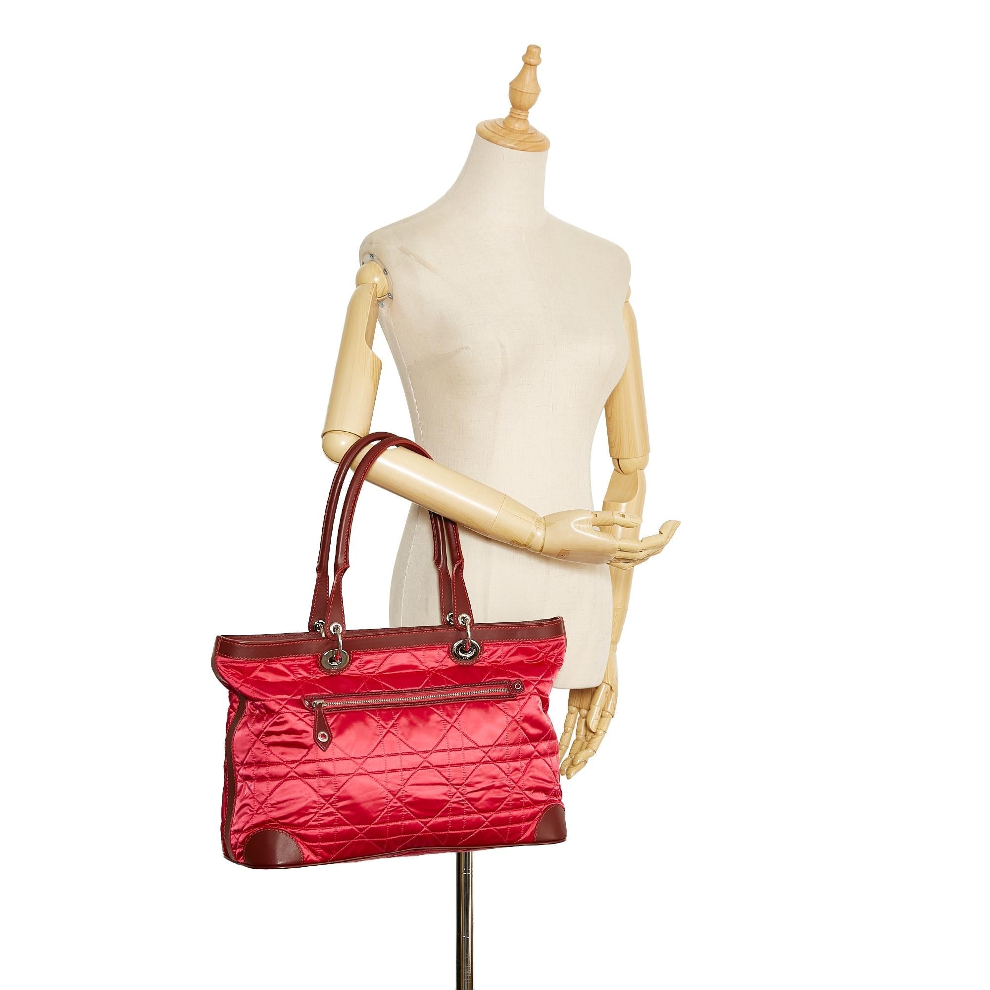 Dior Cannage Nylon Tote Bag