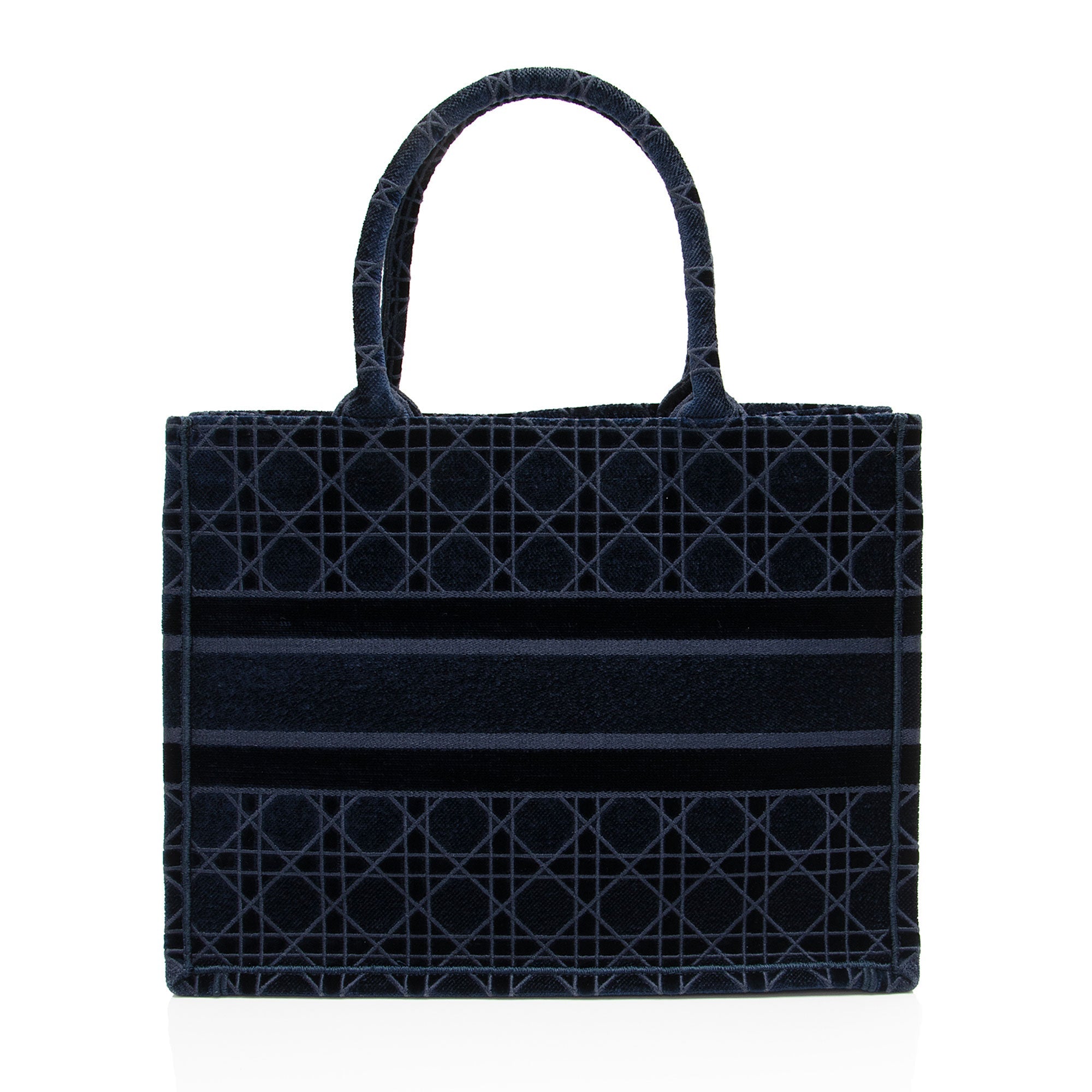 Dior Velvet Cannage Medium Book Tote