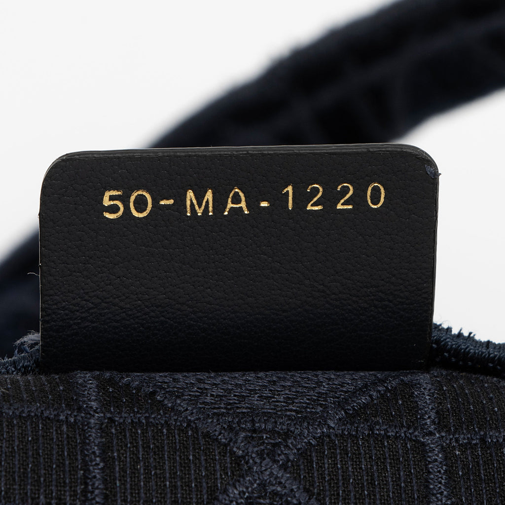 Dior Velvet Cannage Medium Book Tote