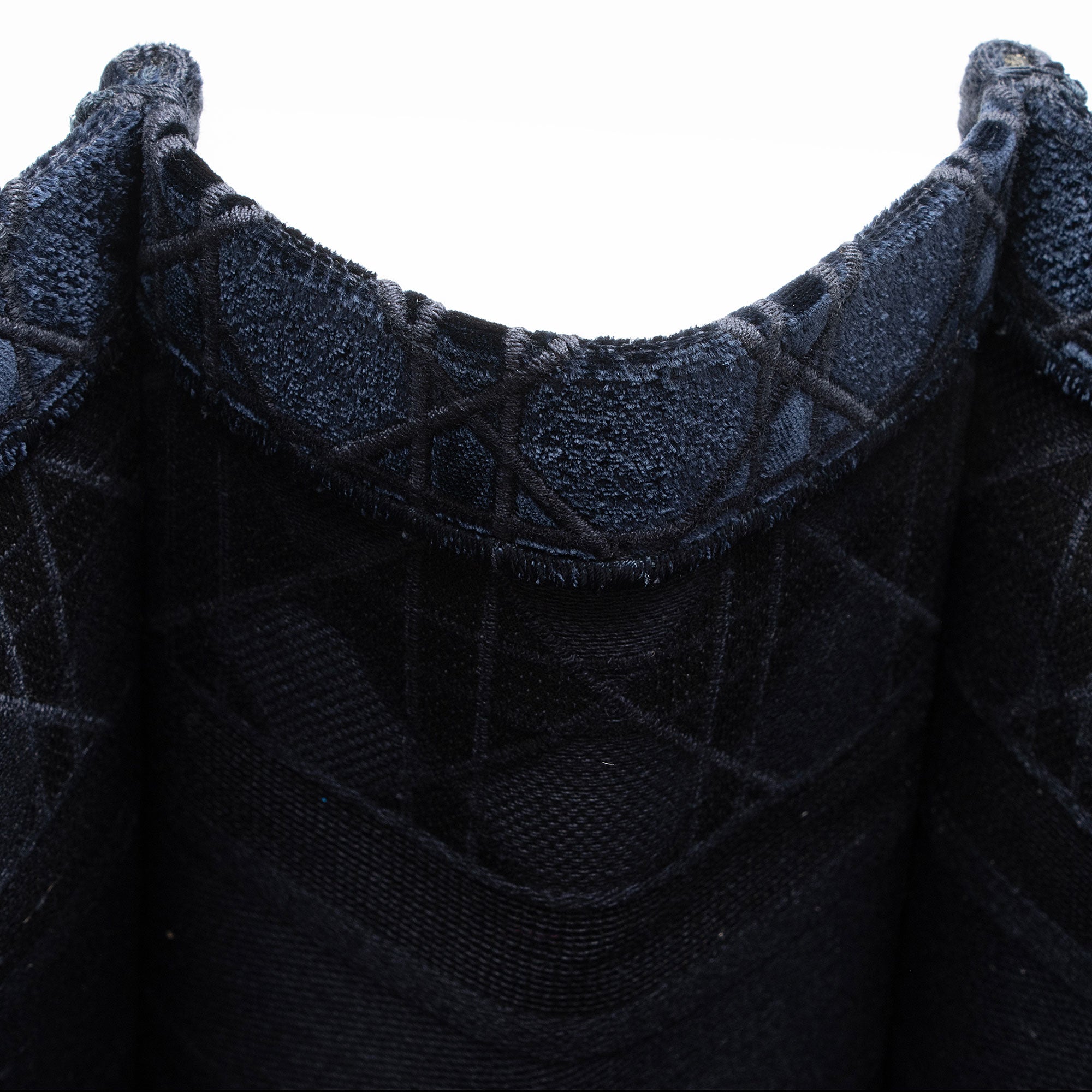 Dior Velvet Cannage Medium Book Tote