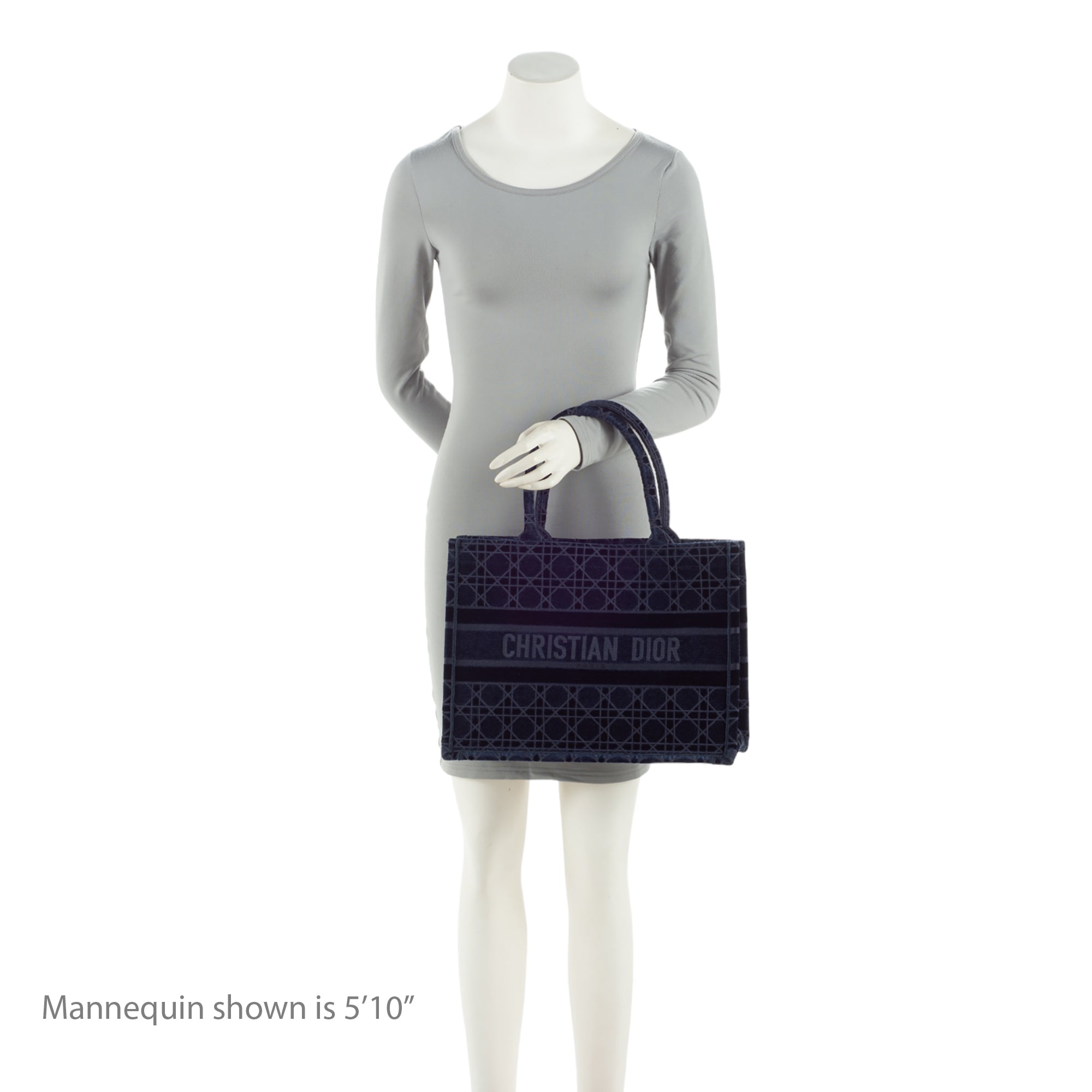 Dior Velvet Cannage Medium Book Tote